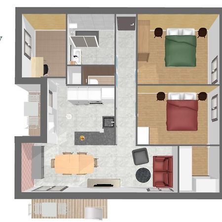 Homey Montaigne - New - A 1 Min A Pied Du Lac D'Annecy - 2 Balcons Prives - Appartement Avec 2 Chambres - Stationnement Gratuit Toute L'Annee Sauf En Ete - Juin A Aout Ngoại thất bức ảnh